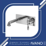 شیر روشویی توکار یه تکه شودر مدل زیگموند کروم