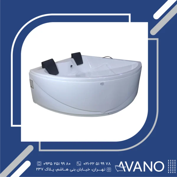 جکوزی آوانو مدل نیلوفر 150*150