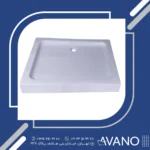 زیر‌دوشی لاریس سفید 100*80