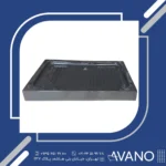 زیر‌دوشی لاریس مشکی 120*80