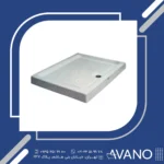 زیردوشی دریا وان مدل شقایق چهارگوش کم عمق 120*90