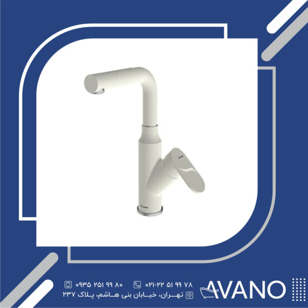 شیر ظرفشویی شودر مدل اسمارت شیری کروم